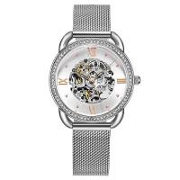 Stuhrling施图灵 女士机械手表Legacy 不锈钢银色表盘手表