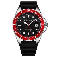 STUHRLING施图灵 Depthmaster 3950R 石英 橡胶表带42 毫米潜水表经典时尚男士手表