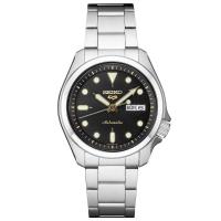SEIKOMen'sAutomaticThreeHandSeiko5SportsWatch40mmBlackDialSt