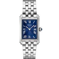 SEIKO/精工 中性手表 Essentials 系列小方表时尚百搭简约两针钢带商务石英表