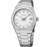 SEIKO/精工 经典商务石英表不锈钢防水防刮蓝宝石镜面多功能腕表