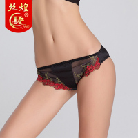 丝煌蚕丝内裤女桑蚕丝短裤低腰性感透气纯棉内裆丝绸三角裤K302