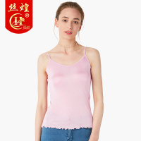 丝煌针织吊带式背心体恤女士春秋露肩上衣内搭性感无袖内衣打底衫