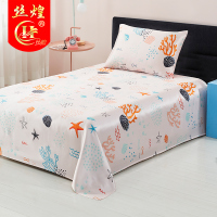 丝煌儿童真丝床单单件100%桑蚕丝被单卡通丝绸幼儿园学生单人床罩