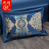 丝煌新品桑蚕丝枕头套双面纯真丝枕套重磅色织单人丝绸枕芯套礼盒