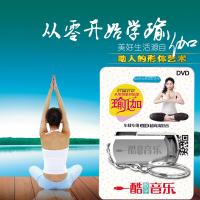 瑜伽教学U盘dvd初级入教程瑜珈健身初学教材高清视频