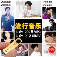 汽车载音乐U盘华语流行32G夜店酒吧舞曲工体音乐DJ高清MV新歌优盘 32G流行音乐视频+MP3 官方标配