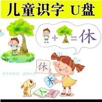 识字动画教程U盘 儿童识字软件学习视频宝宝幼儿右脑开发启蒙