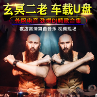 玄冥二老车载U盘 卤蛋兄弟dj专辑歌曲抖音大胡子DJ舞曲重低音BGM