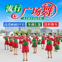 流行广场舞教学U盘高清DVD16G 汽车载u盘广场舞曲大全视频MP4优盘