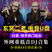 玄冥二老dj专辑U盘卤蛋兄弟大胡子EDM硬曲外网电子音乐汽车载优盘