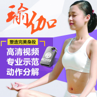 入门瑜伽视频教程U盘非DVD碟片自学零基础初级教学光盘家用