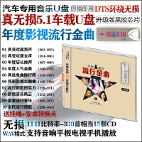 无损DTS环绕5.1声道 车载U盘带歌曲32G流行经典情歌影视主题曲MP3