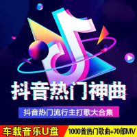 抖音热门神曲1000首MP3+70首MV车载U盘/内存卡流行音乐歌曲高音质