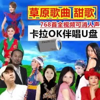 卡拉ok 草原歌曲甜歌情歌u盘消人声伴奏唱高清视频歌曲k歌USB优盘