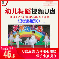 幼儿园儿童舞蹈视频U盘六一幼儿表演启蒙早教学跳舞韵律早操优盘
