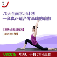 瑜伽教程视频U盘教学零基础入门阴瑜伽课程初学者优盘自学瘦身32G