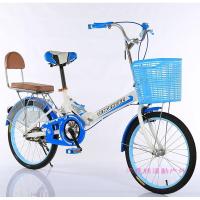 折叠自行车20寸女式单车变速学生男女孩儿童淑女车