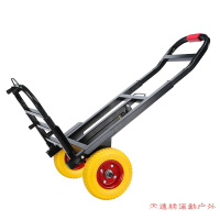 老虎车充气轮载重王手推车货车折叠行李车拉货车拖车手拉车搬运车