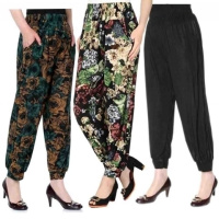 莆兮思puxisi90-160斤可穿 中老年女装夏季灯笼裤薄款妈妈裤宽松大码打底裤女