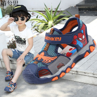 莆兮思puxisi男童凉鞋夏蜘蛛侠包头儿童凉鞋男童鞋中大童学生防滑软底小孩凉鞋