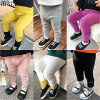 莆兮思puxisi磨时光婴童装婴儿秋装 女宝宝高腰护肚裤百搭儿童打底裤外穿长裤