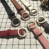 莆兮思puxisi无孔女士皮带女简约百搭韩国复古时尚黑色牛仔裤腰带女韩版潮学生