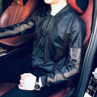 莆兮思puxisi防晒衣男韩版超薄透气袭击大码镂空防晒服夹克外套皮肤学生户外服