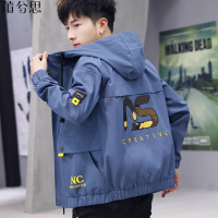 莆兮思puxisi高品质外套男秋季新款韩版潮流帅气青年学生休闲百搭连帽夹克男装