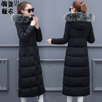 莆兮思puxisi【反季清仓】新款冬装棉衣女长款过膝加厚修身保暖棉服