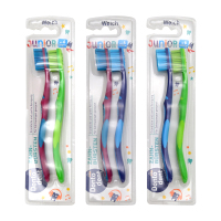 德国进口Dontodent东托登特儿童护齿牙刷6-12岁防滑带吸盘2支装