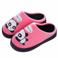 一家三口亲子儿童棉拖鞋秋冬宝宝卡通包跟防滑保暖男女童小孩棉鞋