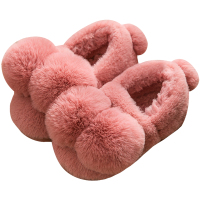 秋冬季卡通婴幼儿男女小孩儿童可爱家居室内防滑包跟宝宝棉鞋拖鞋