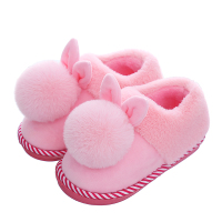 拖鞋冬儿童男女童卡通居家亲子鞋一家三口厚底保暖包跟宝宝棉拖鞋