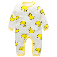 婴儿连体衣服儿保暖哈衣纯棉宝宝加厚男0女春秋冬装3个月冬季