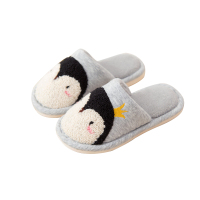 秋冬季儿童棉拖鞋男童女童亲子家居室内可爱小孩防滑宝宝毛毛拖鞋