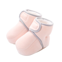 0-3一6个月男婴儿鞋子秋冬步前鞋袜女宝宝软底不1岁学步儿