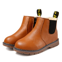 儿童雪地靴2018冬季男女童加绒保暖马丁靴小中童低筒短靴宝宝棉靴