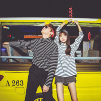 春秋季韩版条纹长袖T恤女半高领加绒打底衫宽松学生百搭上衣服冬