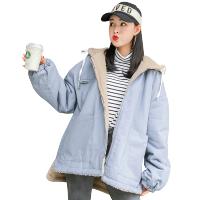 羊羔毛冬季外套女韩版宽松bf原宿学生加厚保暖棉袄2018新款棉服潮