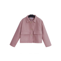 毛呢外套女秋冬新款韩版2018流行大衣百搭翻领长袖学生呢子上衣潮