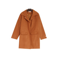 秋冬季新款2018流行呢子大衣韩版加厚宽松反季节中长款毛呢外套女