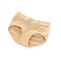 日系蜂巢内裤女全棉暖宫3D提臀收腹塑形纯棉裆蜂窝无痕中腰三角裤