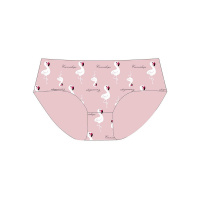 女士内裤女100%纯棉裆大码中腰全棉质学生少女性感无痕三角裤