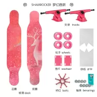 DBH Shamrocker 四叶草 长板滑板女生男生初学者成人刷街抖音公路 枫木 舞板
