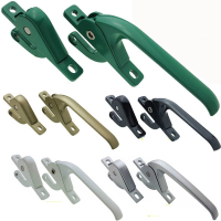 铝合金塑钢窗平开窗户上下联动把手古达传动执手锁扣锁连杆窗锁扣