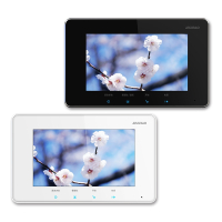 安居宝可视对讲分机AJB-FJ11CC正品对讲室内机升级替换彩色大屏7'