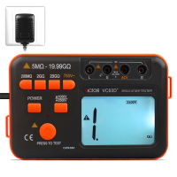 胜利仪器VICTORVC兆欧表绝缘电阻测试仪1000V2500V数字摇表VC60B