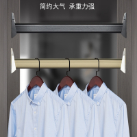 古达衣柜挂衣杆衣通晾衣杆衣橱柜子内挂衣服横杆法兰座索菲亚固定配件