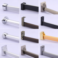 古达衣柜挂衣杆固定配件柜子内横杆衣橱里面晾衣杆转角衣架杆子法兰座